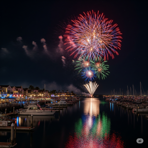 4th of july fireworks at marina del rey