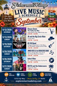 september 2026 live music schedule